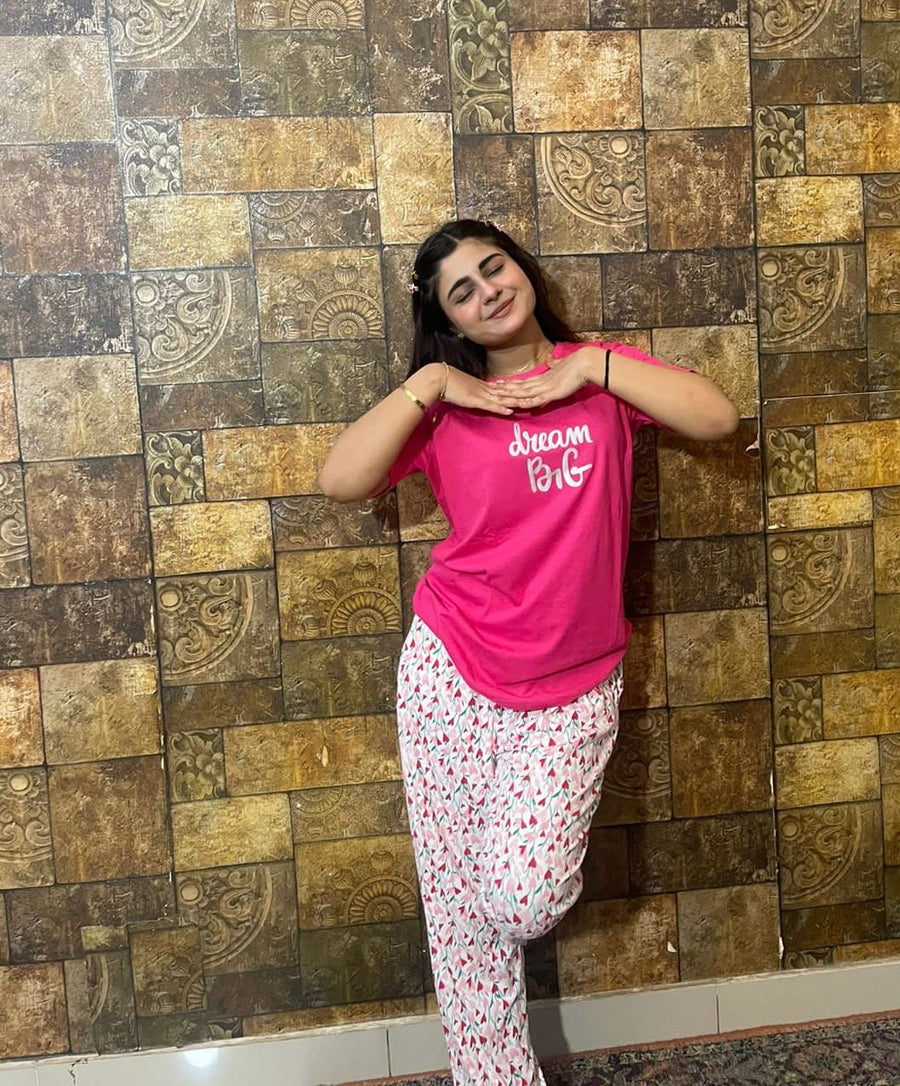 Dream Big Pink Nightwear