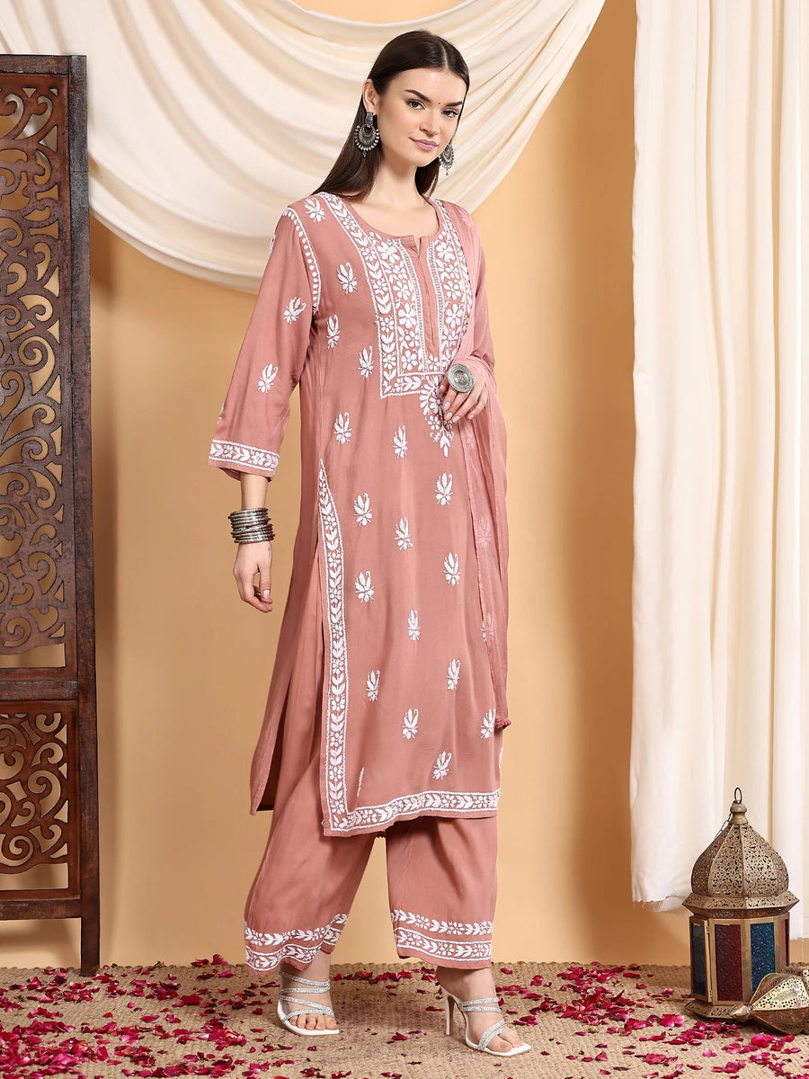 Haya Chikankari Co-ord Set