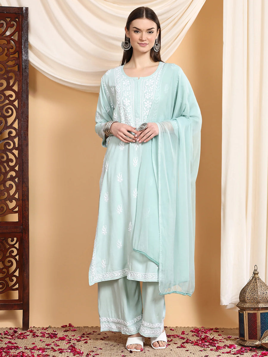 Haya Chikankari Co-ord Set