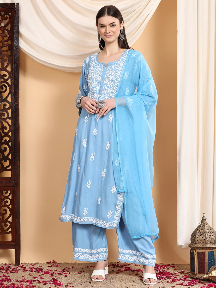 Haya Chikankari Co-ord Set