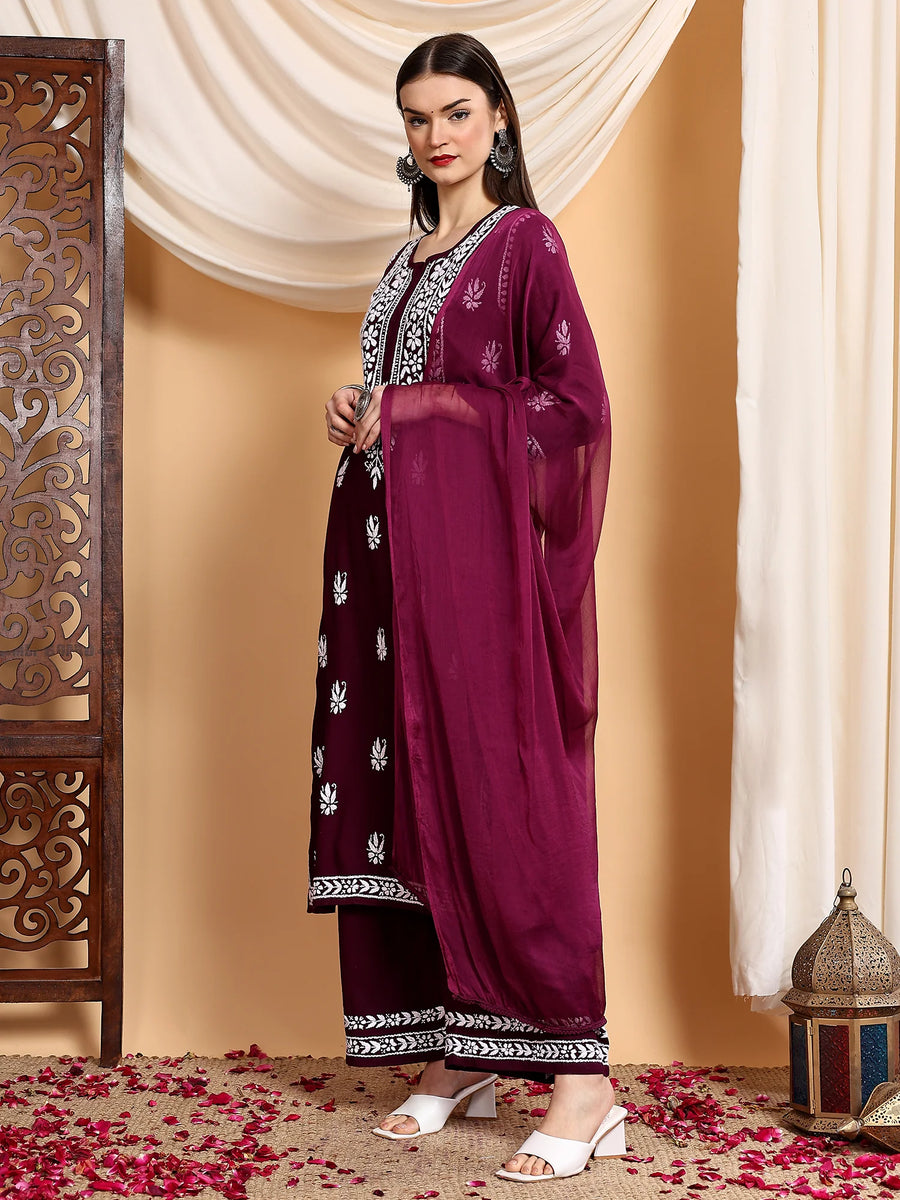 Haya Chikankari Co-ord Set