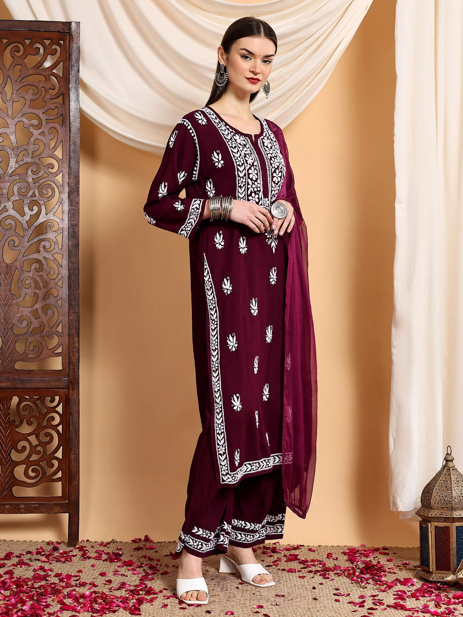 Haya Chikankari Co-ord Set