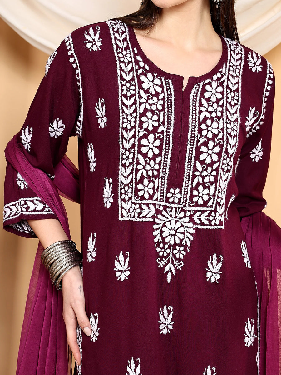 Haya Chikankari Co-ord Set