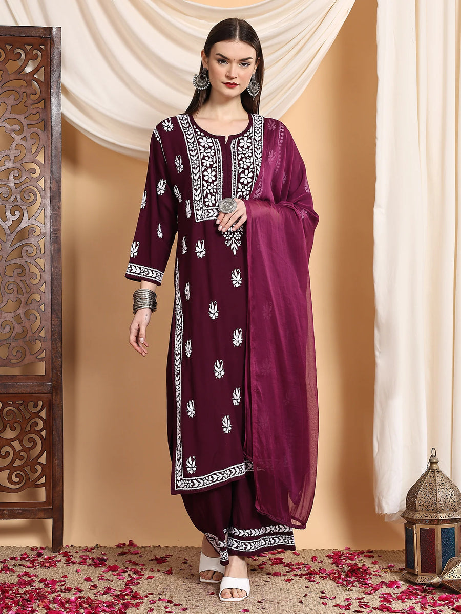 Haya Chikankari Co-ord Set